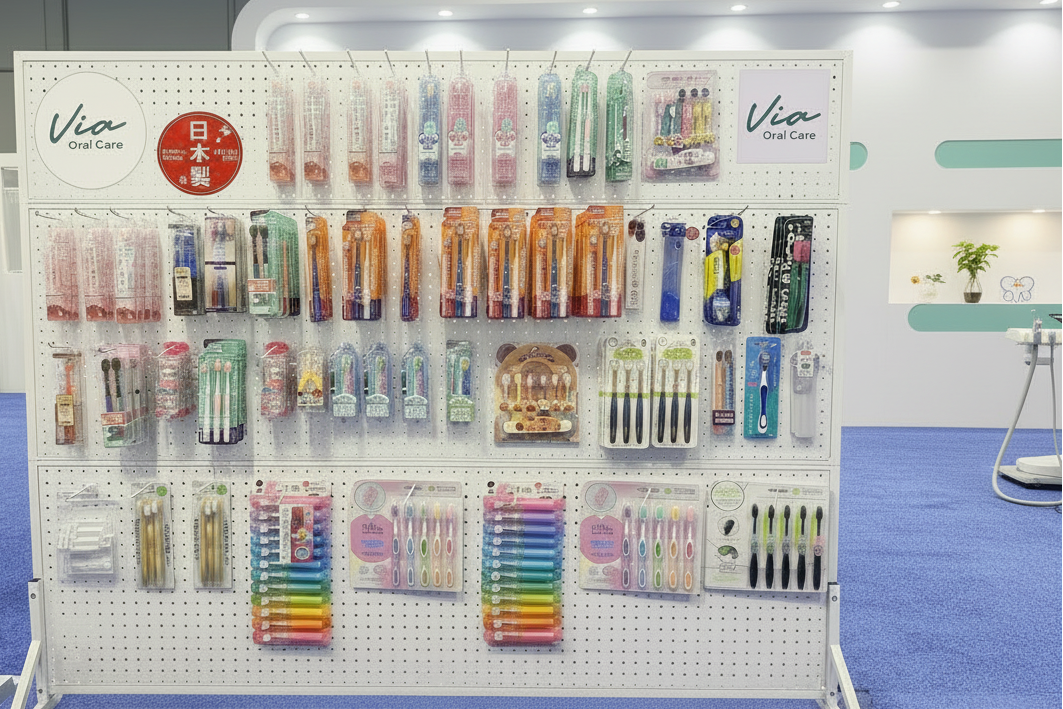 Via Oral Care display without water bottle